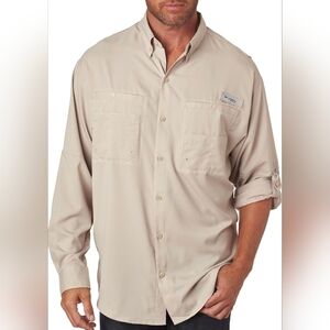 Columbia PFG Tamiami Omni Shade Long Sleeve Button Down Fishing Shirt, Men’s XXL